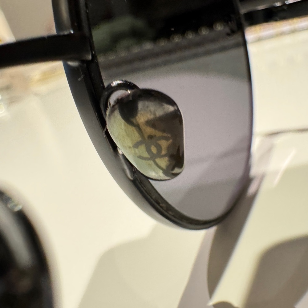 Round MATTE BLACK DARK GREY Sunglasses - Picture 12 of 17